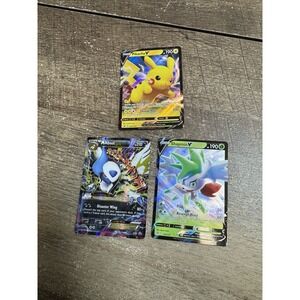 Pokémon Cards Lot Of 3 halo Pikachu, Shaymin, Absol Rare